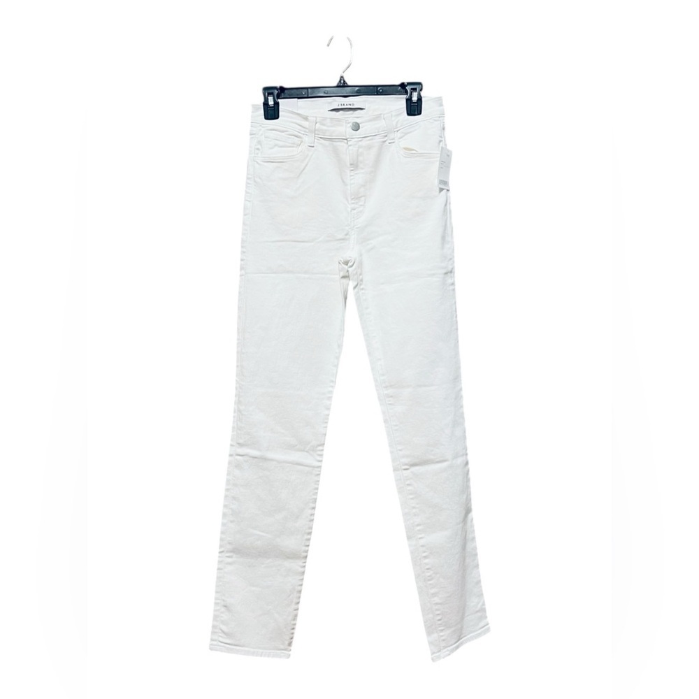 J Brand Ruby 30 High-Rise Cigarette Jeans – Blanc – Size 27 - Picture 3 of 8